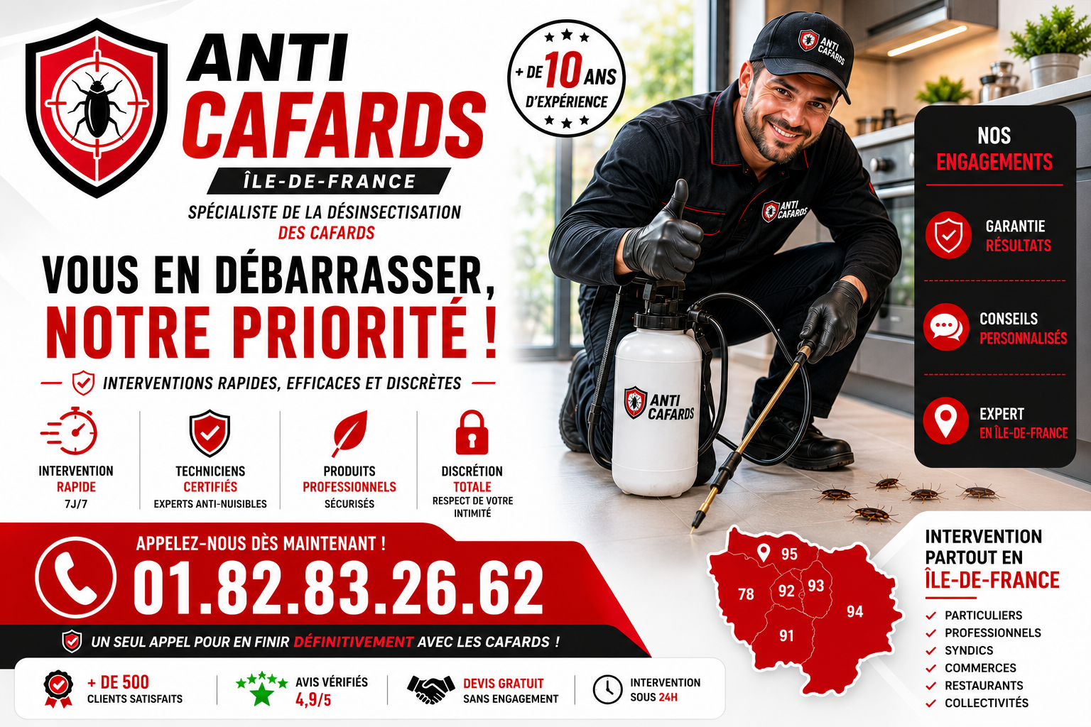 Cafards Franconville